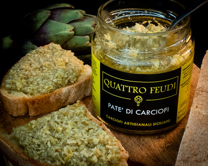 Patè di carciofi sartigianale siciliano Quattro Feudi